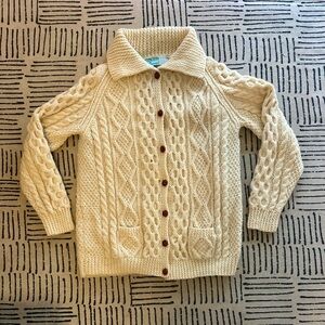 John Molloy 100% virgin wool Irish cardigan